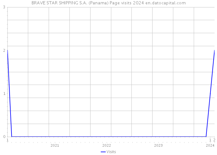 BRAVE STAR SHIPPING S.A. (Panama) Page visits 2024 