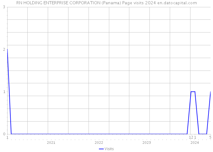 RN HOLDING ENTERPRISE CORPORATION (Panama) Page visits 2024 