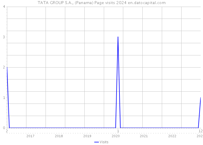 TATA GROUP S.A., (Panama) Page visits 2024 