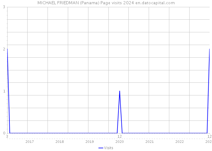 MICHAEL FRIEDMAN (Panama) Page visits 2024 