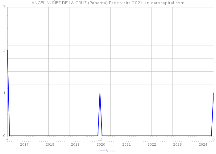 ANGEL NUÑEZ DE LA CRUZ (Panama) Page visits 2024 