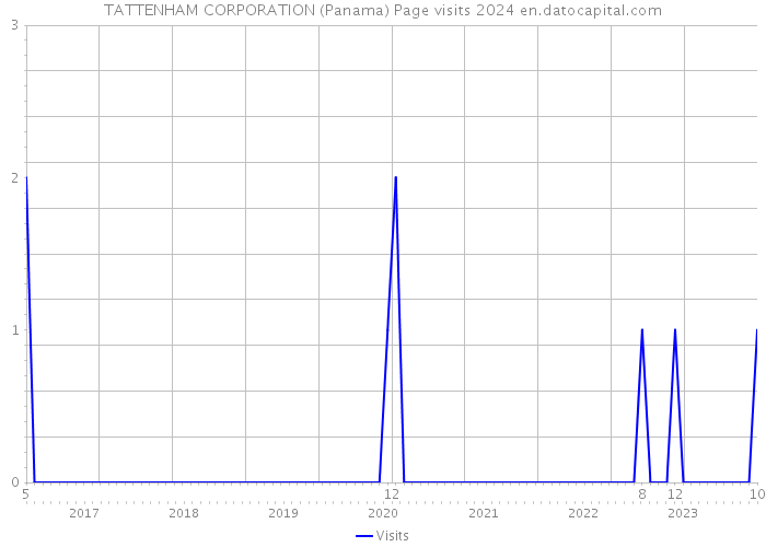 TATTENHAM CORPORATION (Panama) Page visits 2024 