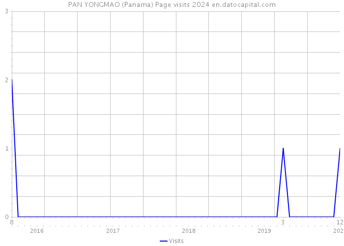 PAN YONGMAO (Panama) Page visits 2024 