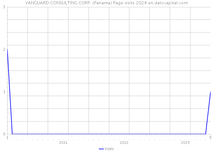 VANGUARD CONSULTING CORP. (Panama) Page visits 2024 