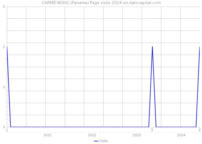 CARME WONG (Panama) Page visits 2024 