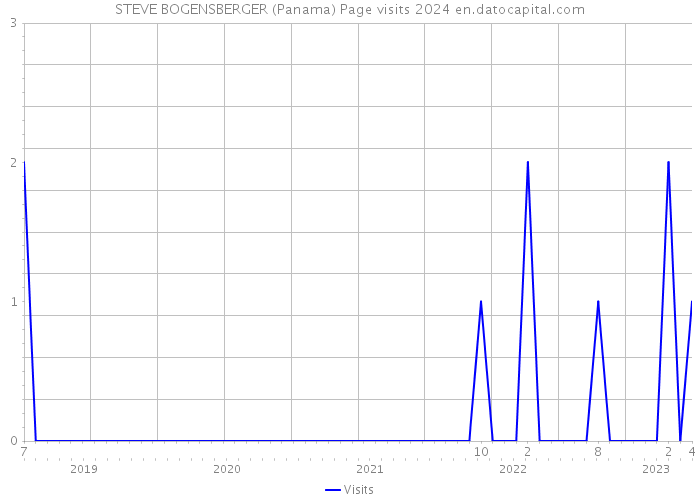 STEVE BOGENSBERGER (Panama) Page visits 2024 