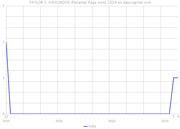 TAYLOR Y. ASOCIADOS (Panama) Page visits 2024 