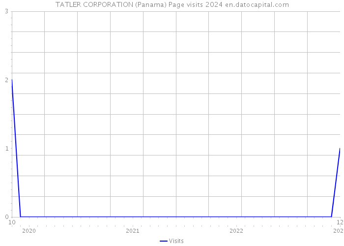 TATLER CORPORATION (Panama) Page visits 2024 