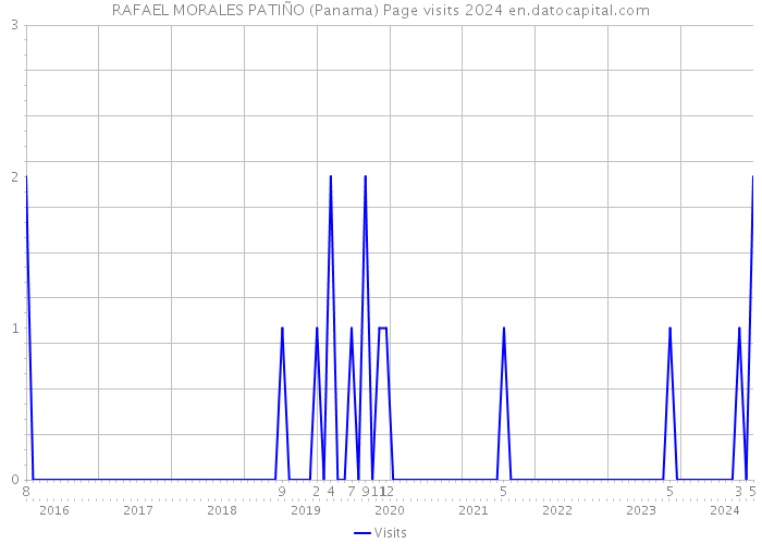 RAFAEL MORALES PATIÑO (Panama) Page visits 2024 