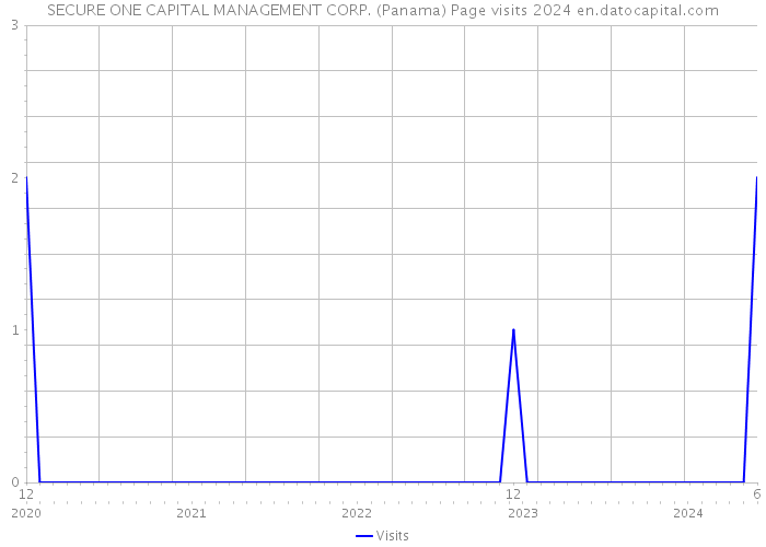 SECURE ONE CAPITAL MANAGEMENT CORP. (Panama) Page visits 2024 