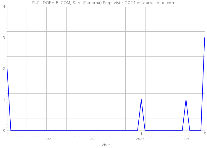 SUPLIDORA E-COM, S. A. (Panama) Page visits 2024 