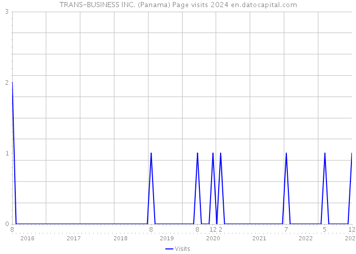 TRANS-BUSINESS INC. (Panama) Page visits 2024 