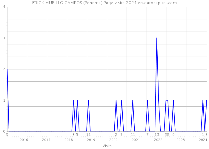 ERICK MURILLO CAMPOS (Panama) Page visits 2024 