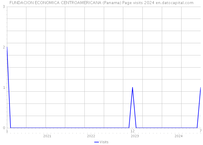 FUNDACION ECONOMICA CENTROAMERICANA (Panama) Page visits 2024 