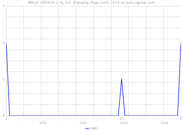 BELLA URRACA 2-A, S.A. (Panama) Page visits 2024 
