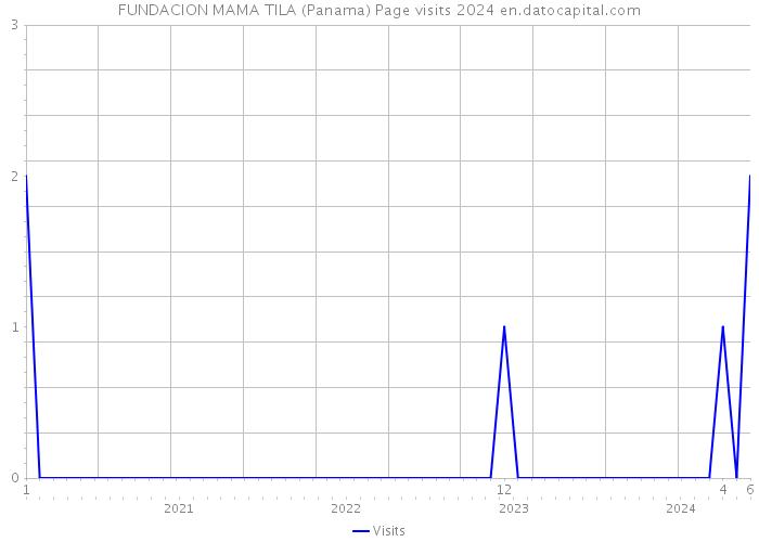 FUNDACION MAMA TILA (Panama) Page visits 2024 