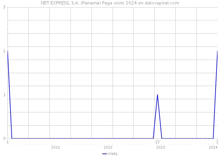 NET EXPRESS, S.A. (Panama) Page visits 2024 