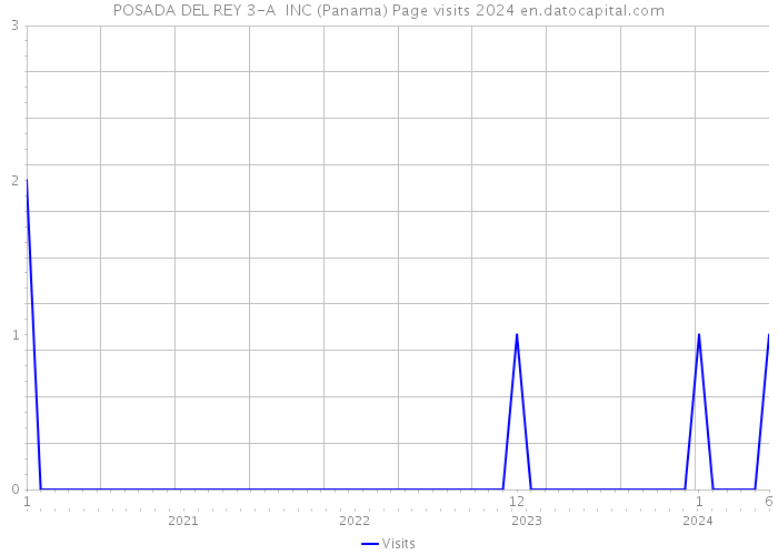 POSADA DEL REY 3-A INC (Panama) Page visits 2024 