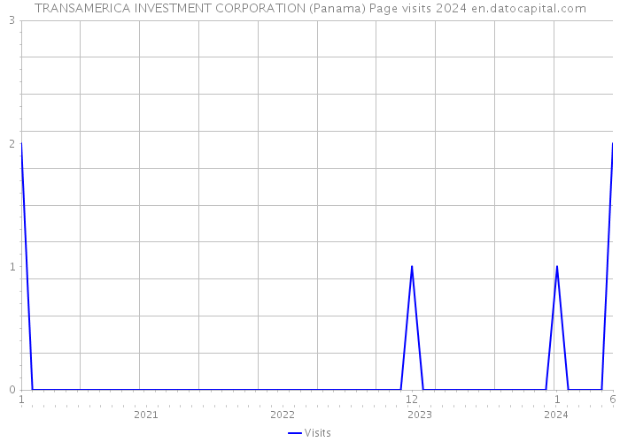 TRANSAMERICA INVESTMENT CORPORATION (Panama) Page visits 2024 