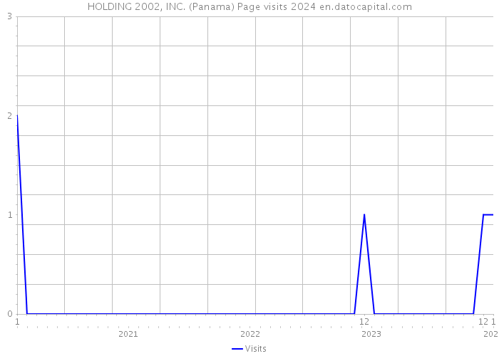 HOLDING 2002, INC. (Panama) Page visits 2024 