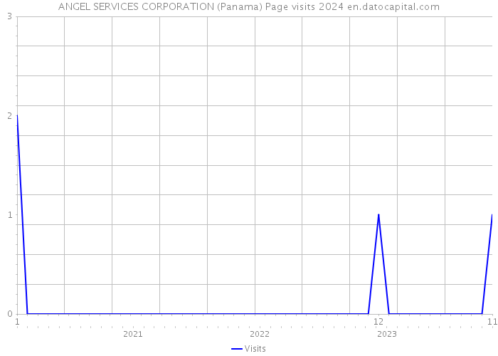 ANGEL SERVICES CORPORATION (Panama) Page visits 2024 
