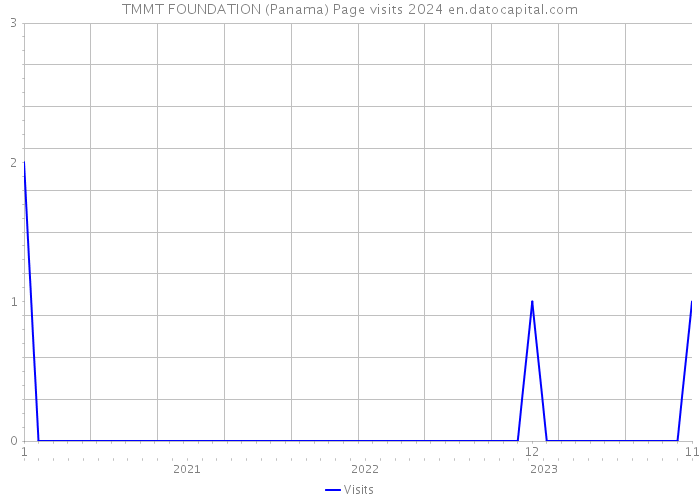TMMT FOUNDATION (Panama) Page visits 2024 
