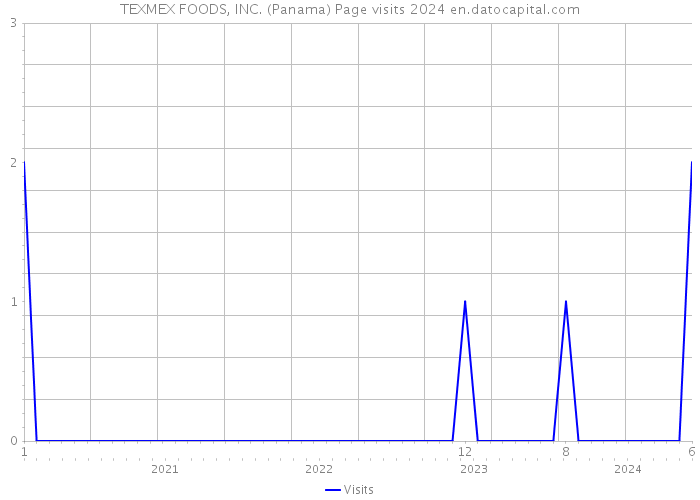 TEXMEX FOODS, INC. (Panama) Page visits 2024 