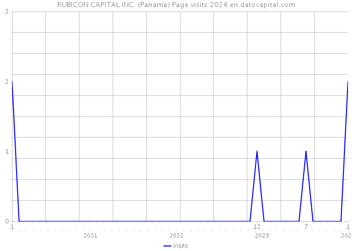 RUBICON CAPITAL INC. (Panama) Page visits 2024 