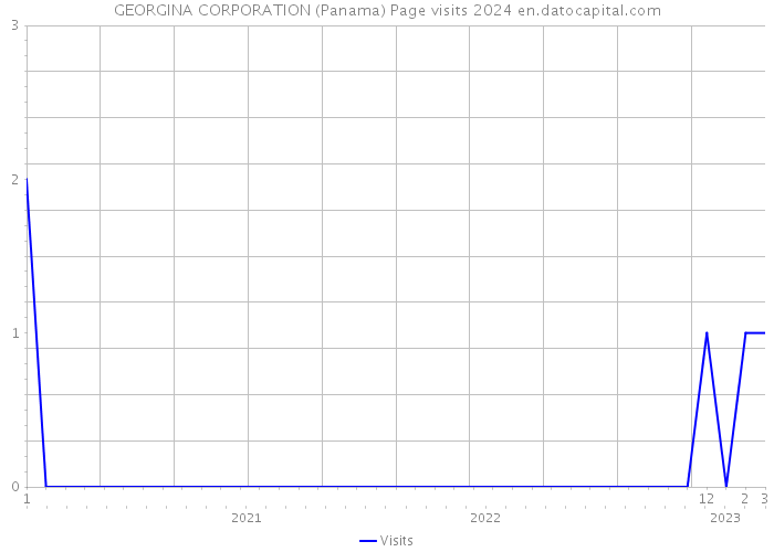 GEORGINA CORPORATION (Panama) Page visits 2024 