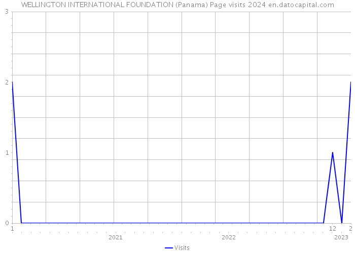 WELLINGTON INTERNATIONAL FOUNDATION (Panama) Page visits 2024 