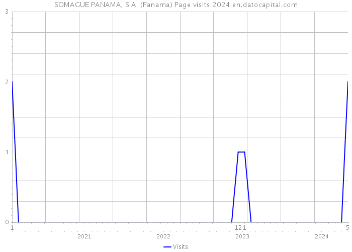 SOMAGUE PANAMA, S.A. (Panama) Page visits 2024 