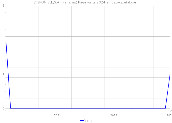 DISPONIBLE,S.A. (Panama) Page visits 2024 