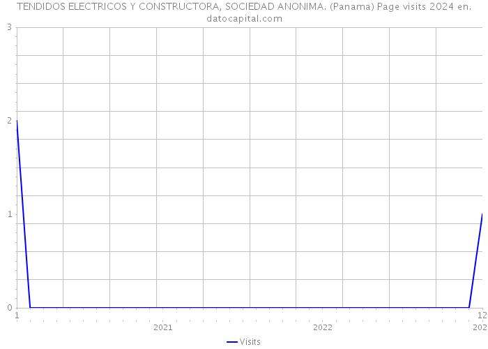TENDIDOS ELECTRICOS Y CONSTRUCTORA, SOCIEDAD ANONIMA. (Panama) Page visits 2024 