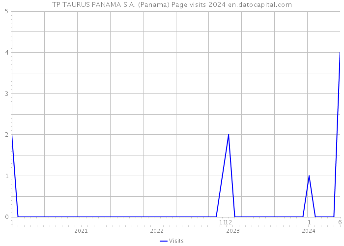TP TAURUS PANAMA S.A. (Panama) Page visits 2024 