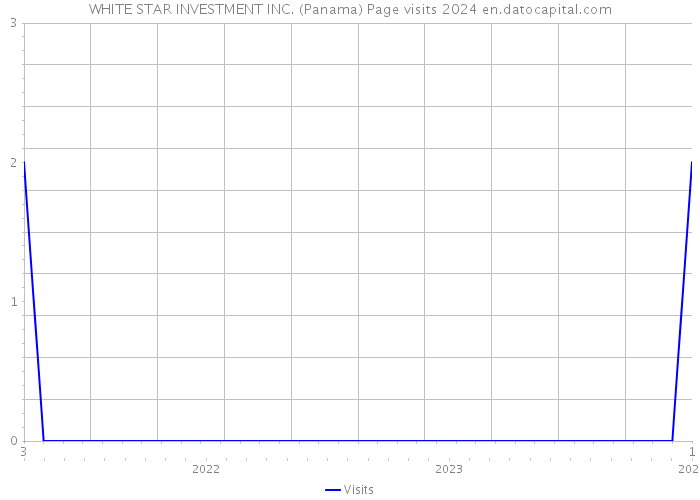 WHITE STAR INVESTMENT INC. (Panama) Page visits 2024 