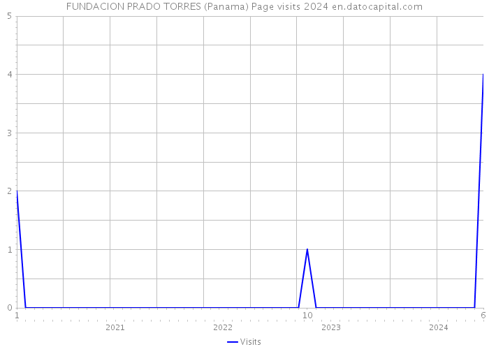 FUNDACION PRADO TORRES (Panama) Page visits 2024 