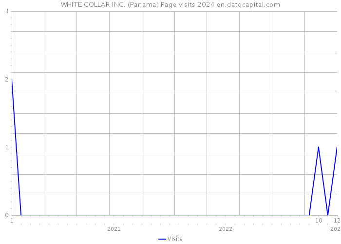 WHITE COLLAR INC. (Panama) Page visits 2024 