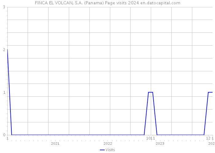 FINCA EL VOLCAN, S.A. (Panama) Page visits 2024 