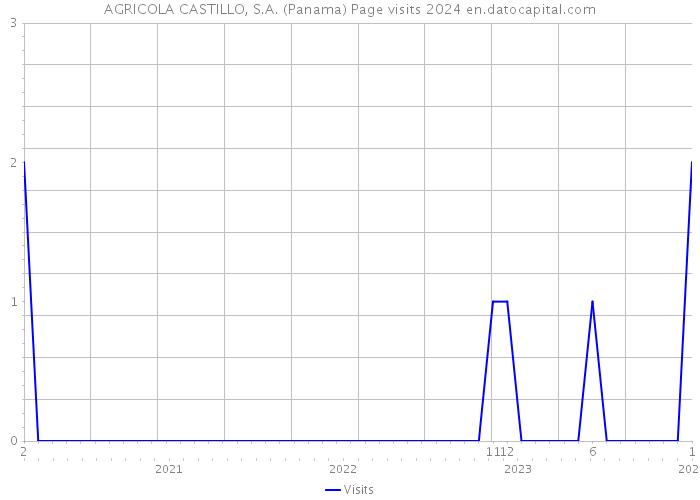 AGRICOLA CASTILLO, S.A. (Panama) Page visits 2024 