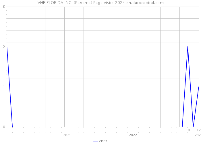 VHE FLORIDA INC. (Panama) Page visits 2024 