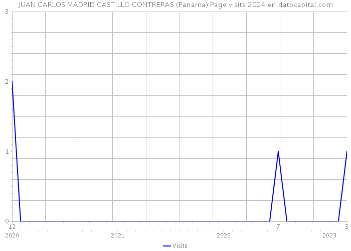 JUAN CARLOS MADRID CASTILLO CONTRERAS (Panama) Page visits 2024 