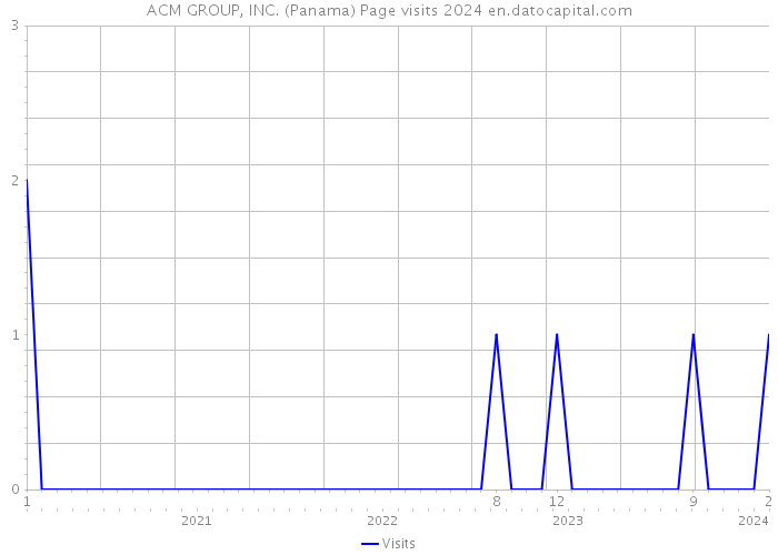 ACM GROUP, INC. (Panama) Page visits 2024 