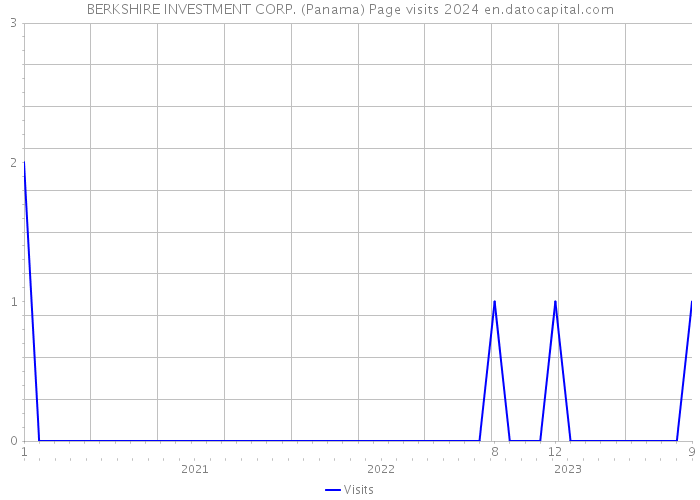 BERKSHIRE INVESTMENT CORP. (Panama) Page visits 2024 