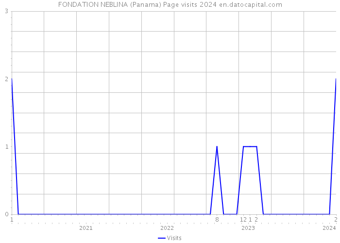 FONDATION NEBLINA (Panama) Page visits 2024 