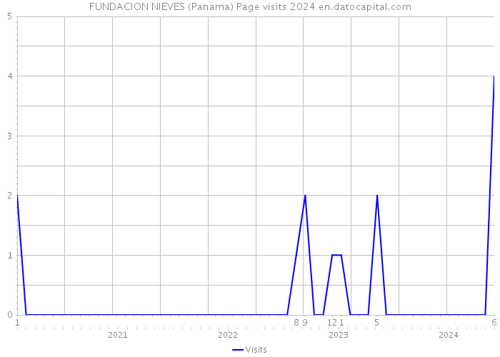 FUNDACION NIEVES (Panama) Page visits 2024 