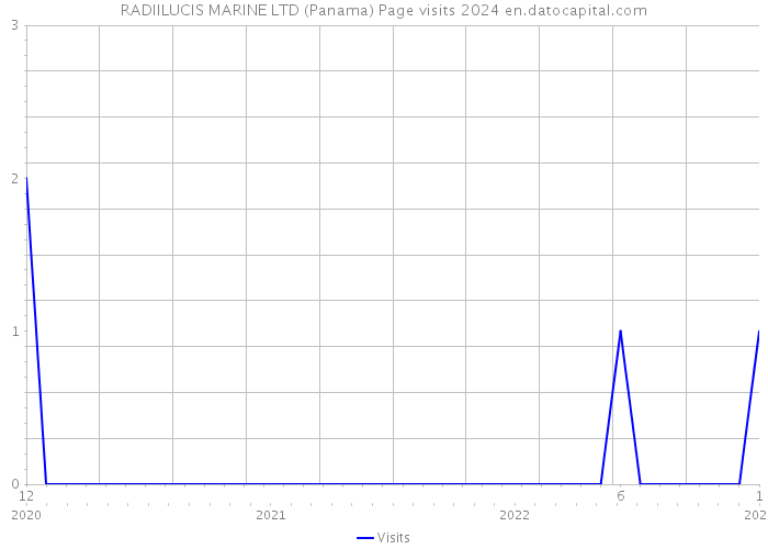 RADIILUCIS MARINE LTD (Panama) Page visits 2024 