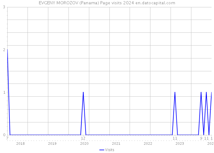 EVGENY MOROZOV (Panama) Page visits 2024 