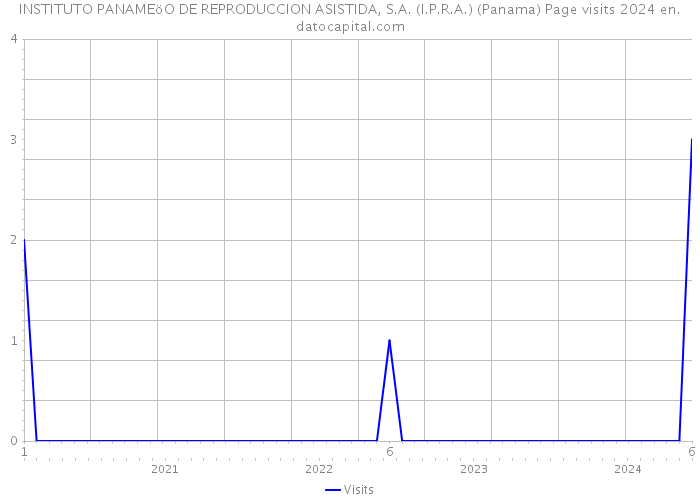 INSTITUTO PANAMEöO DE REPRODUCCION ASISTIDA, S.A. (I.P.R.A.) (Panama) Page visits 2024 