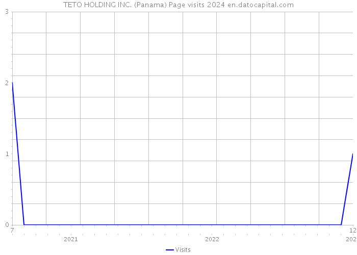 TETO HOLDING INC. (Panama) Page visits 2024 