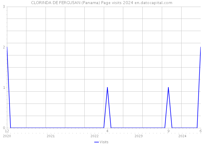 CLORINDA DE FERGUSAN (Panama) Page visits 2024 